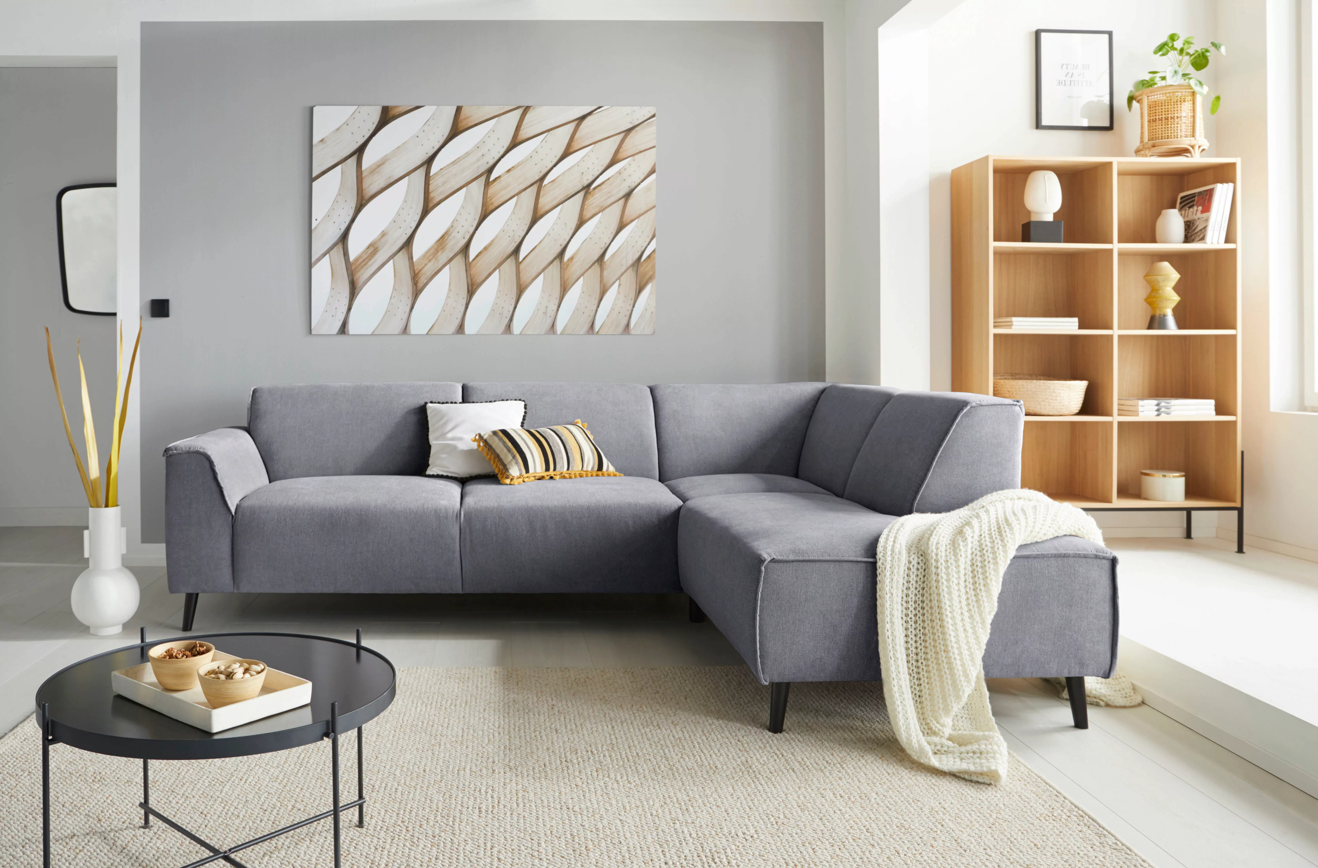 DOMO collection Ecksofa »Amora L-Form«, mit Federkern günstig online kaufen