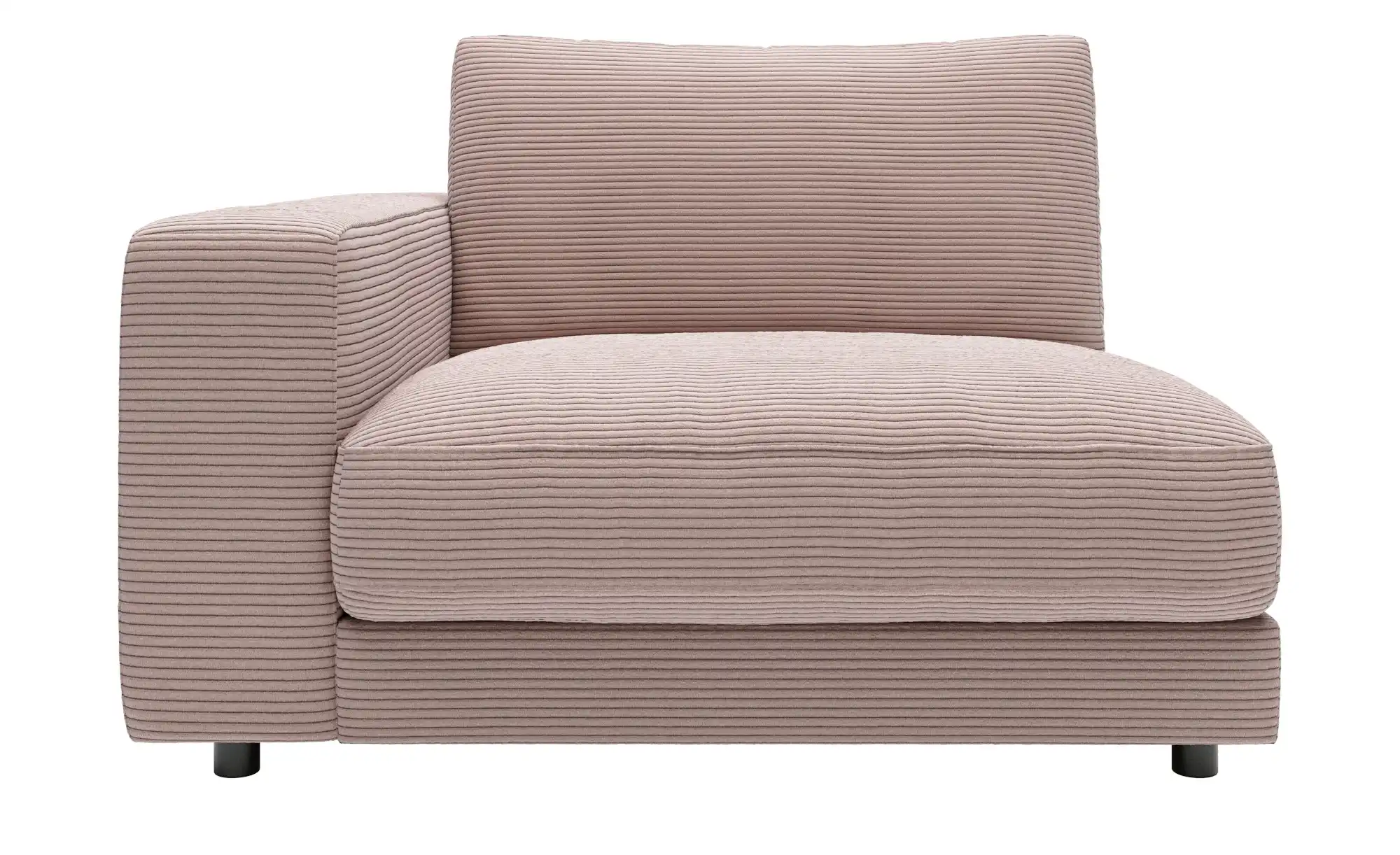 Jette Home Element Einsitzer Armlehne links in Cord Modulsofa Sila ¦ rosa/p günstig online kaufen