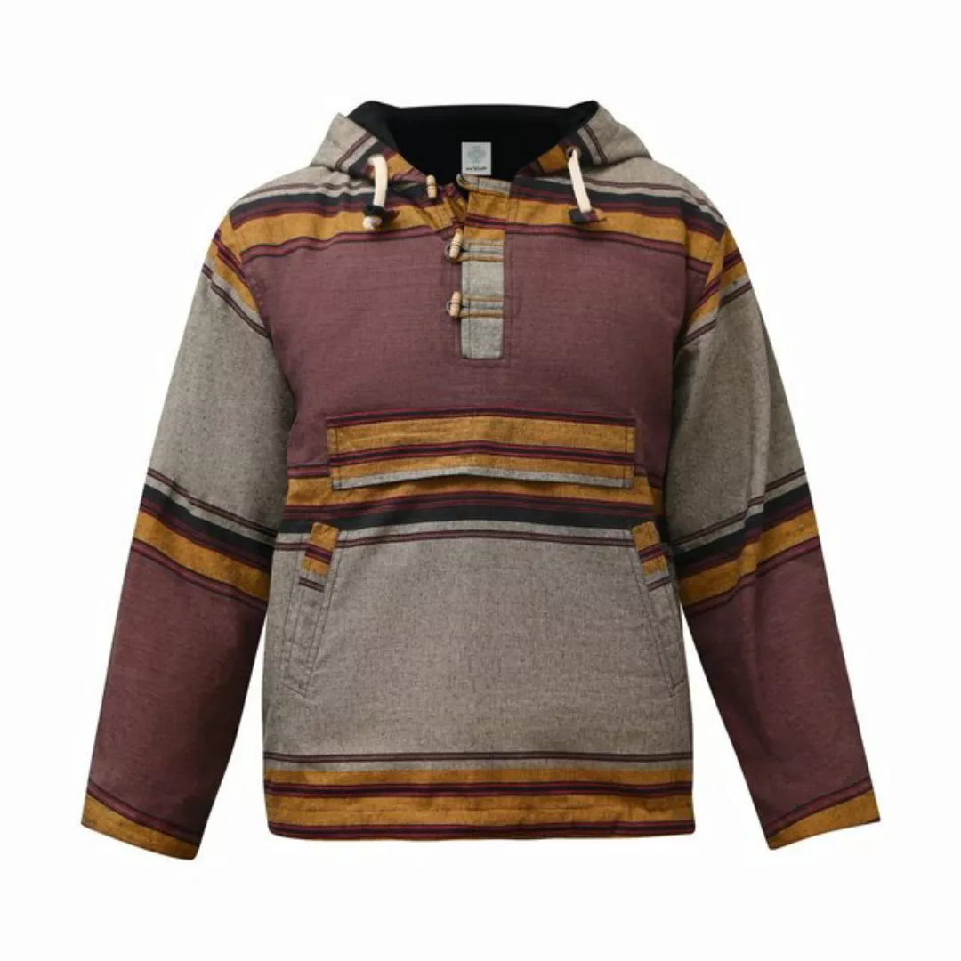 virblatt Kapuzenpullover Herren Baja Hoodie Vintage Pullover, Baumwolle, Hi günstig online kaufen