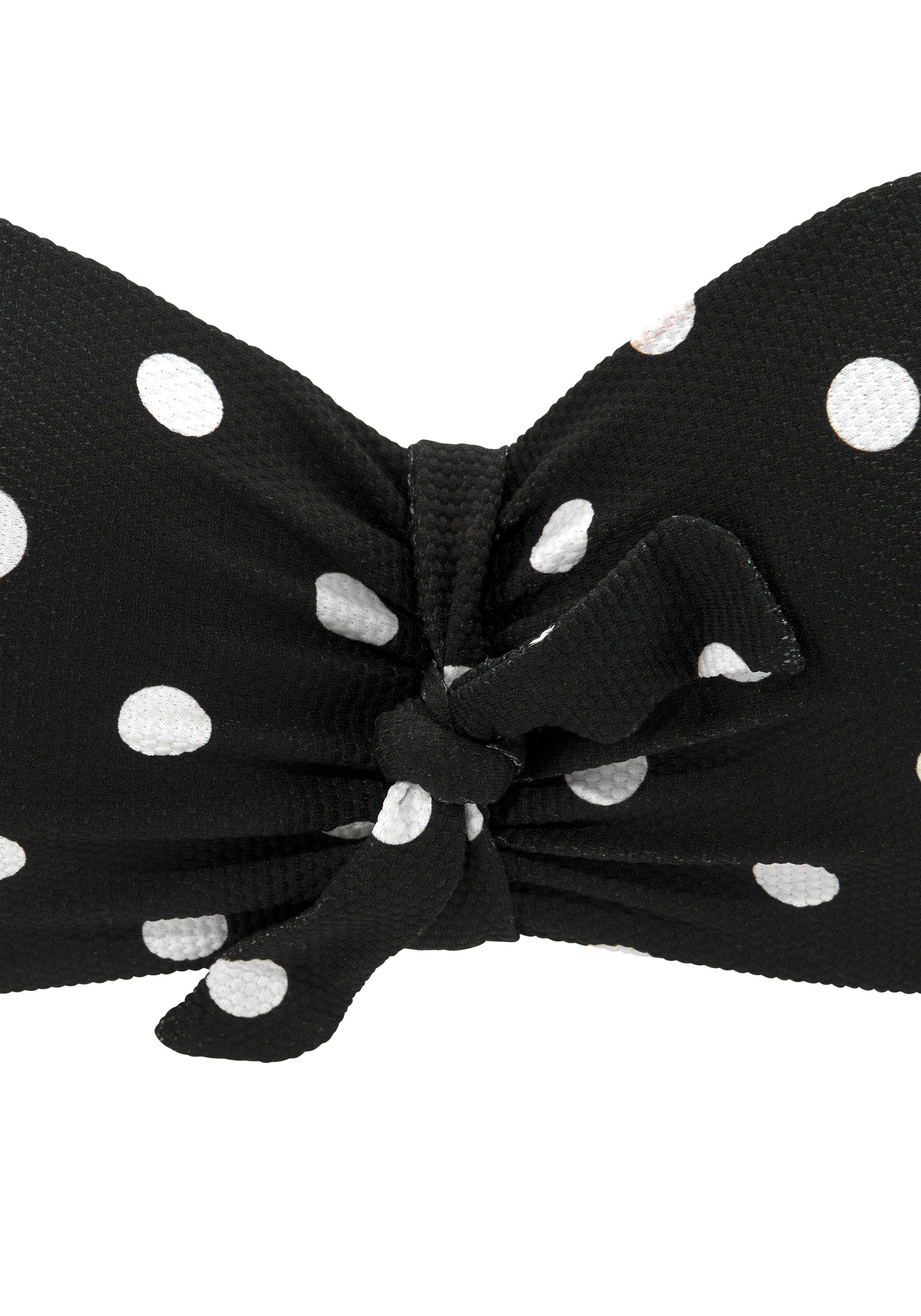 Lascana  Bikini Ober- und Unterteile Badeanzug-Oberteil Bandeau-Streifen ar günstig online kaufen