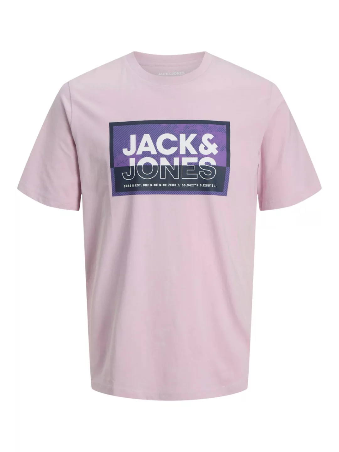 Jack & Jones T-Shirt JCOLOGAN SUMMER PRINT TEE CREW NECK FST günstig online kaufen