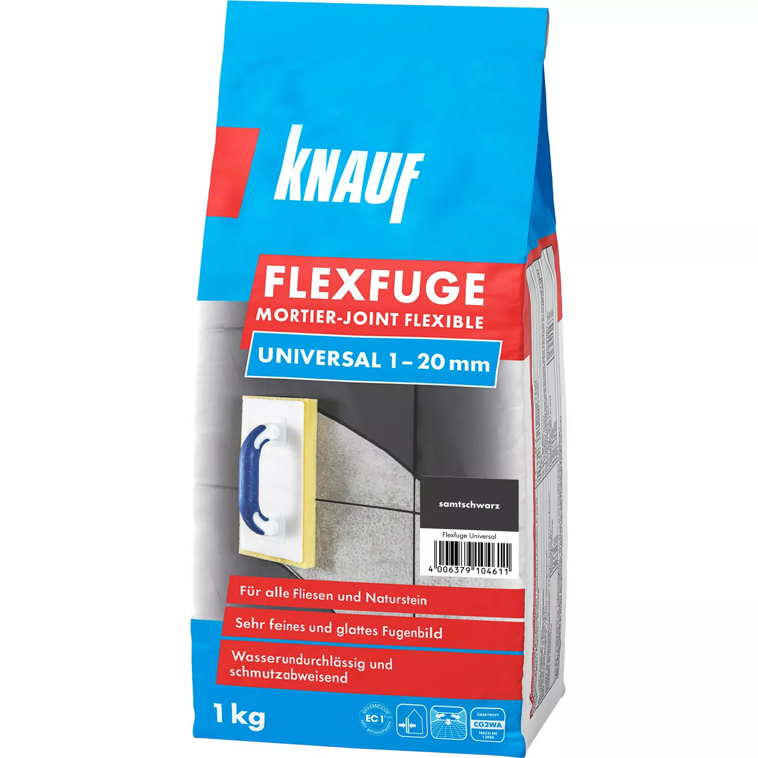 Knauf Flexfuge Universal Samtschwarz 1 kg günstig online kaufen