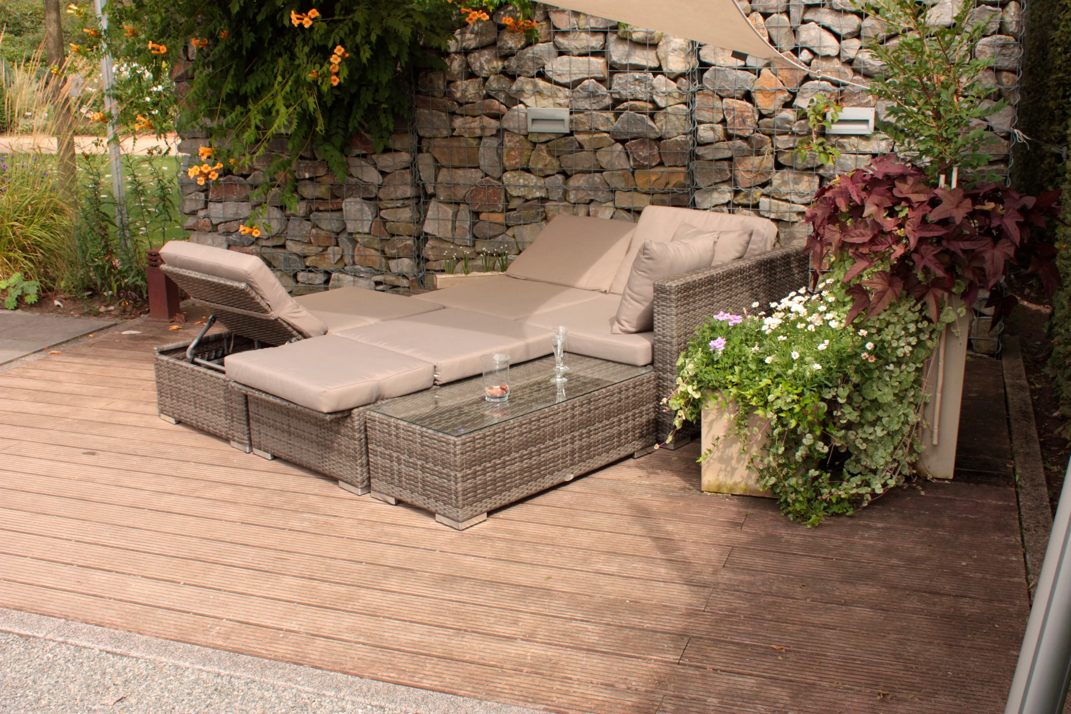 Garden Pleasure Gartenlounge-Set "Alcudia", (Set) günstig online kaufen