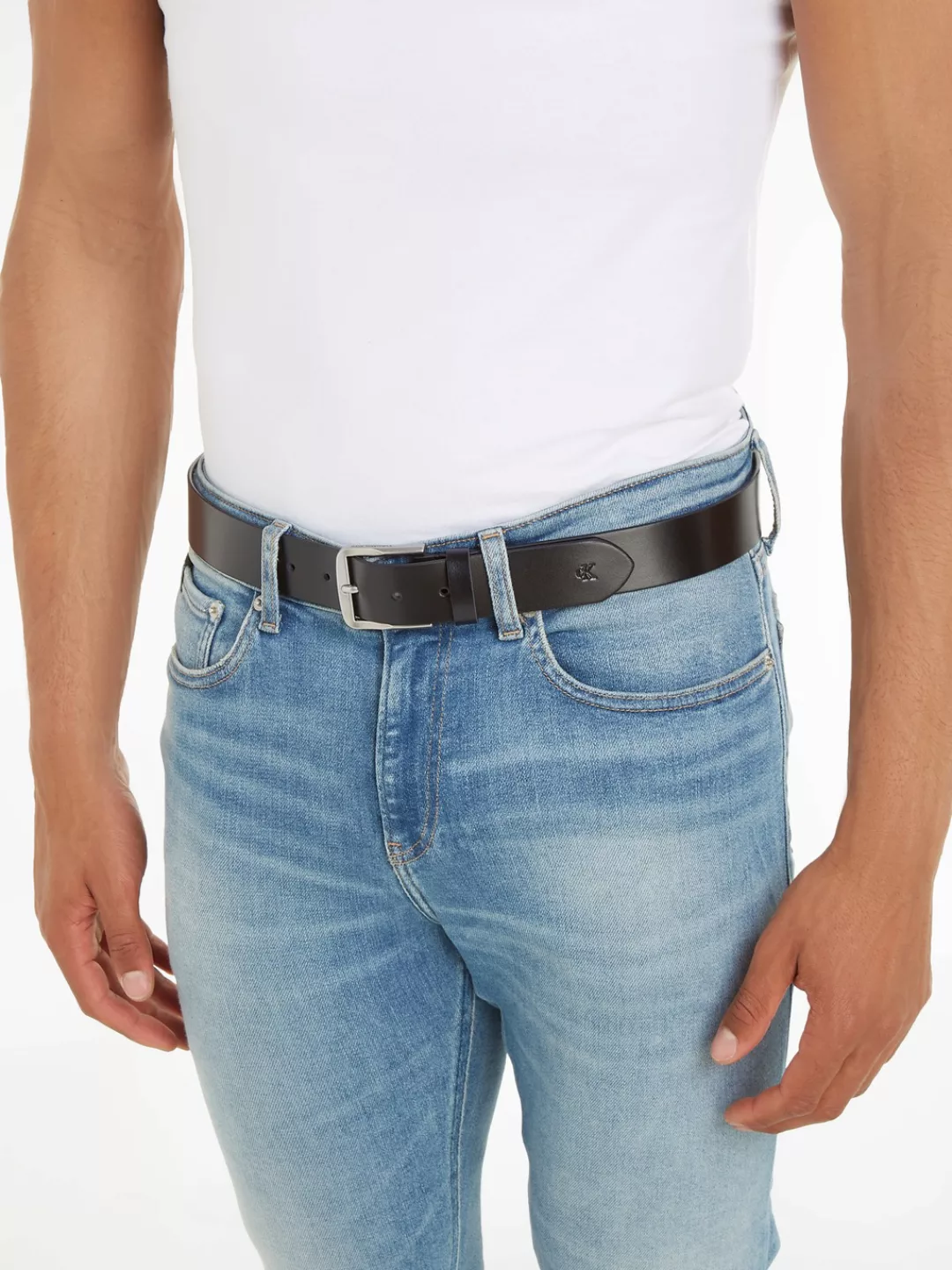Calvin Klein Jeans Ledergürtel "CLASSIC FLAT R LTHR BELT 35MM" günstig online kaufen