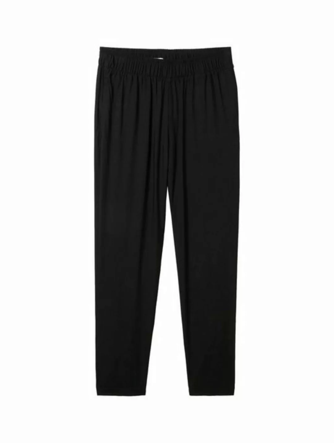 TOM TAILOR Stoffhose loose fit pants, deep black günstig online kaufen