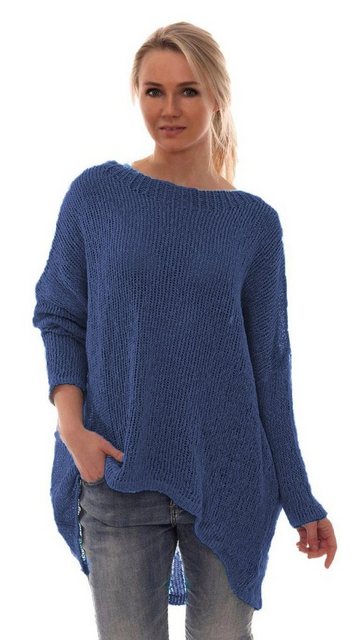 Charis Moda Fledermauspullover "Natalaia" Pullover Leicht Vorne kurz Hinten günstig online kaufen