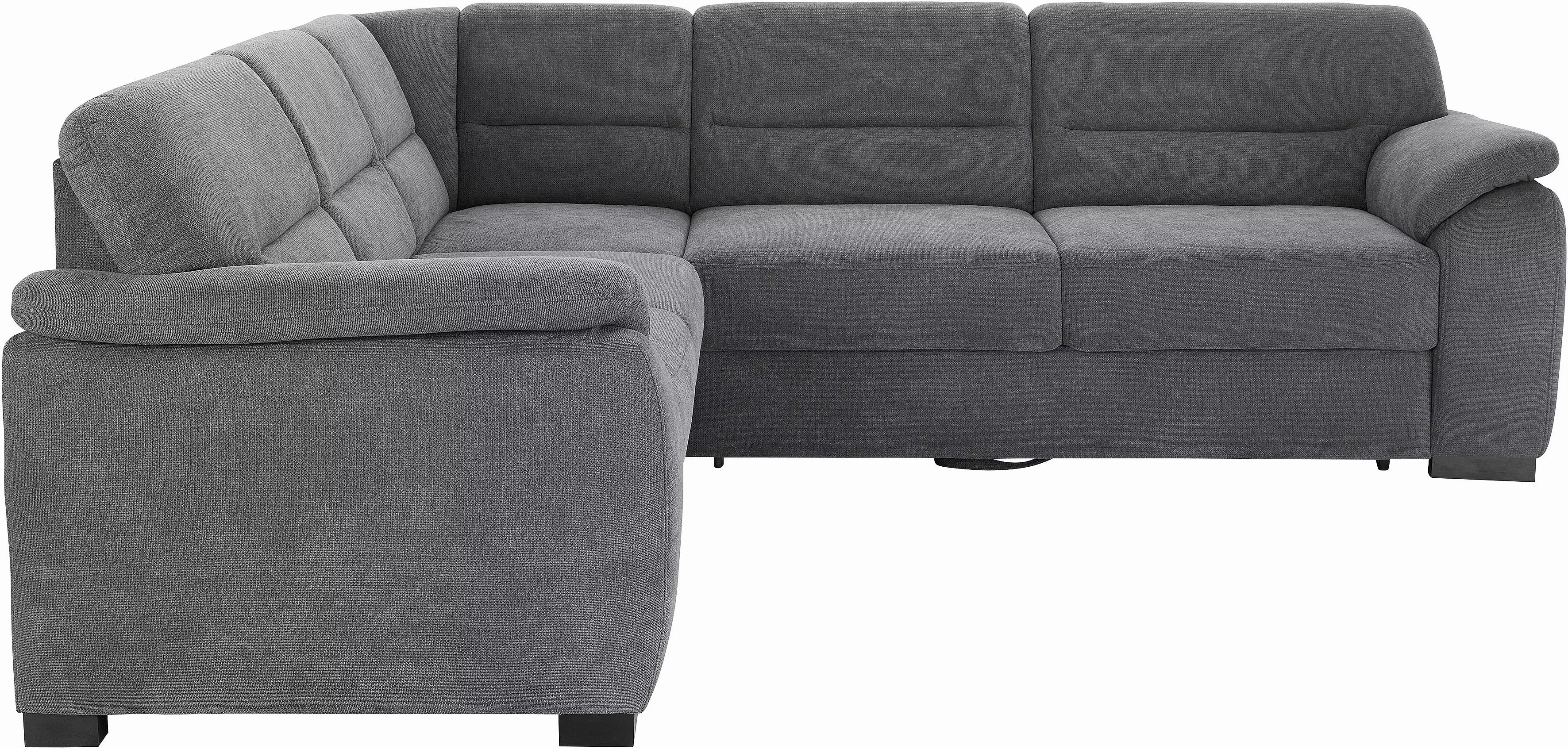 sit&more Ecksofa "Montego L-Form", wahlweise mit Bettfunktion und Schubkast günstig online kaufen