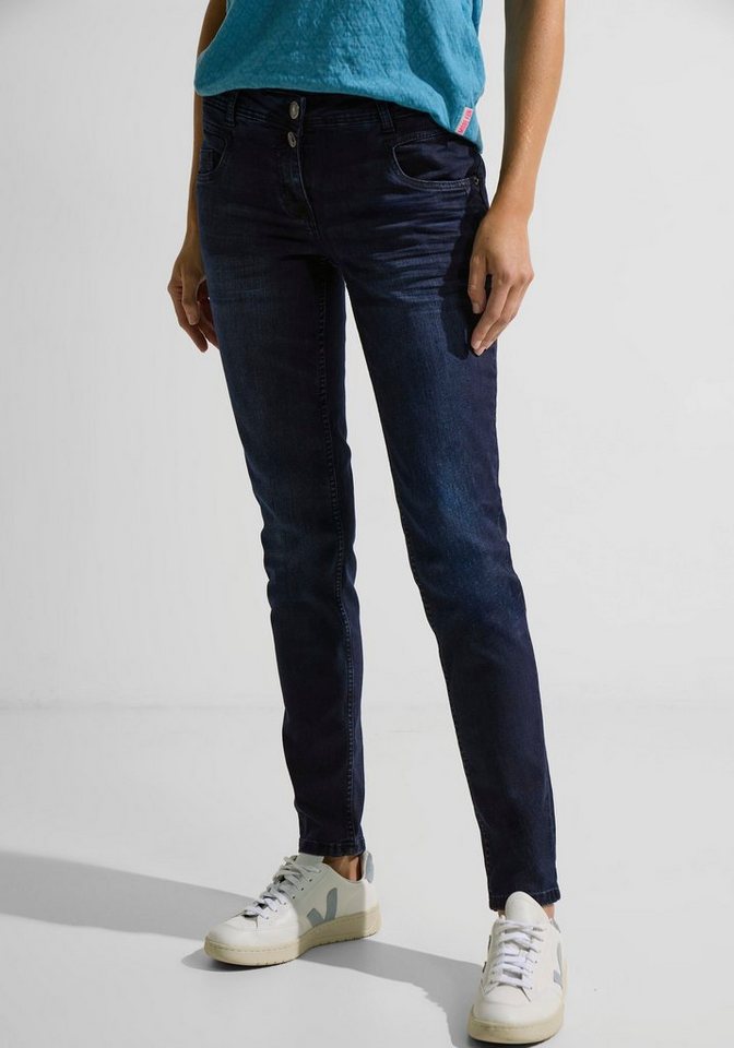 Cecil 5-Pocket-Jeans mit random Waschung günstig online kaufen