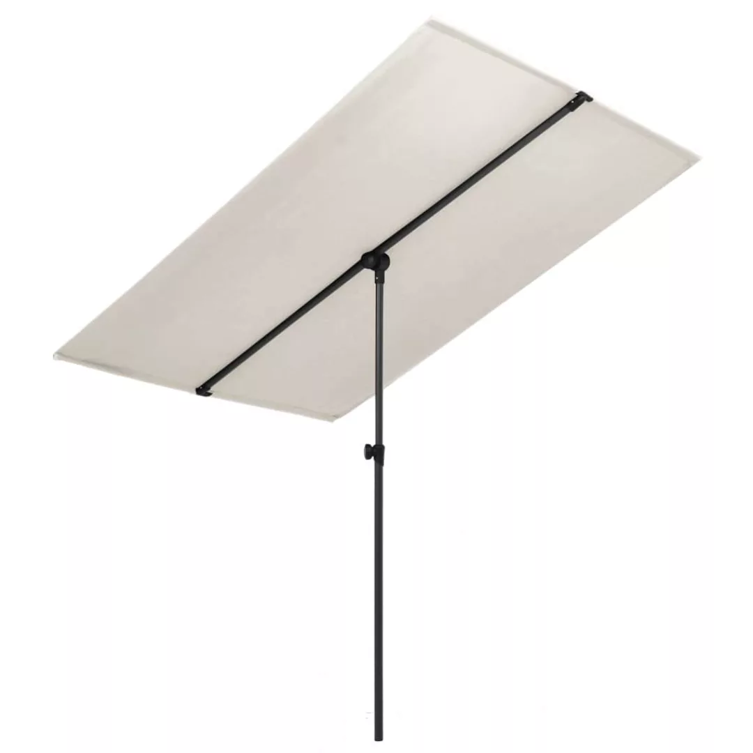 Sonnenschirm Mit Aluminium-mast 2x1,5 M Sandweiß günstig online kaufen