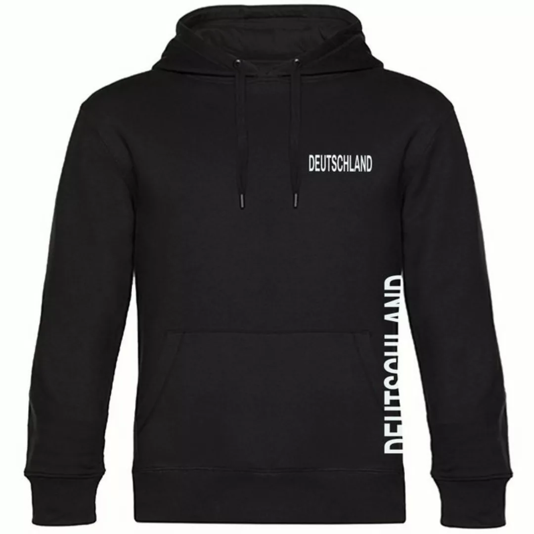 multifanshop Kapuzensweatshirt Deutschland - Brust & Seite - Hoodie günstig online kaufen