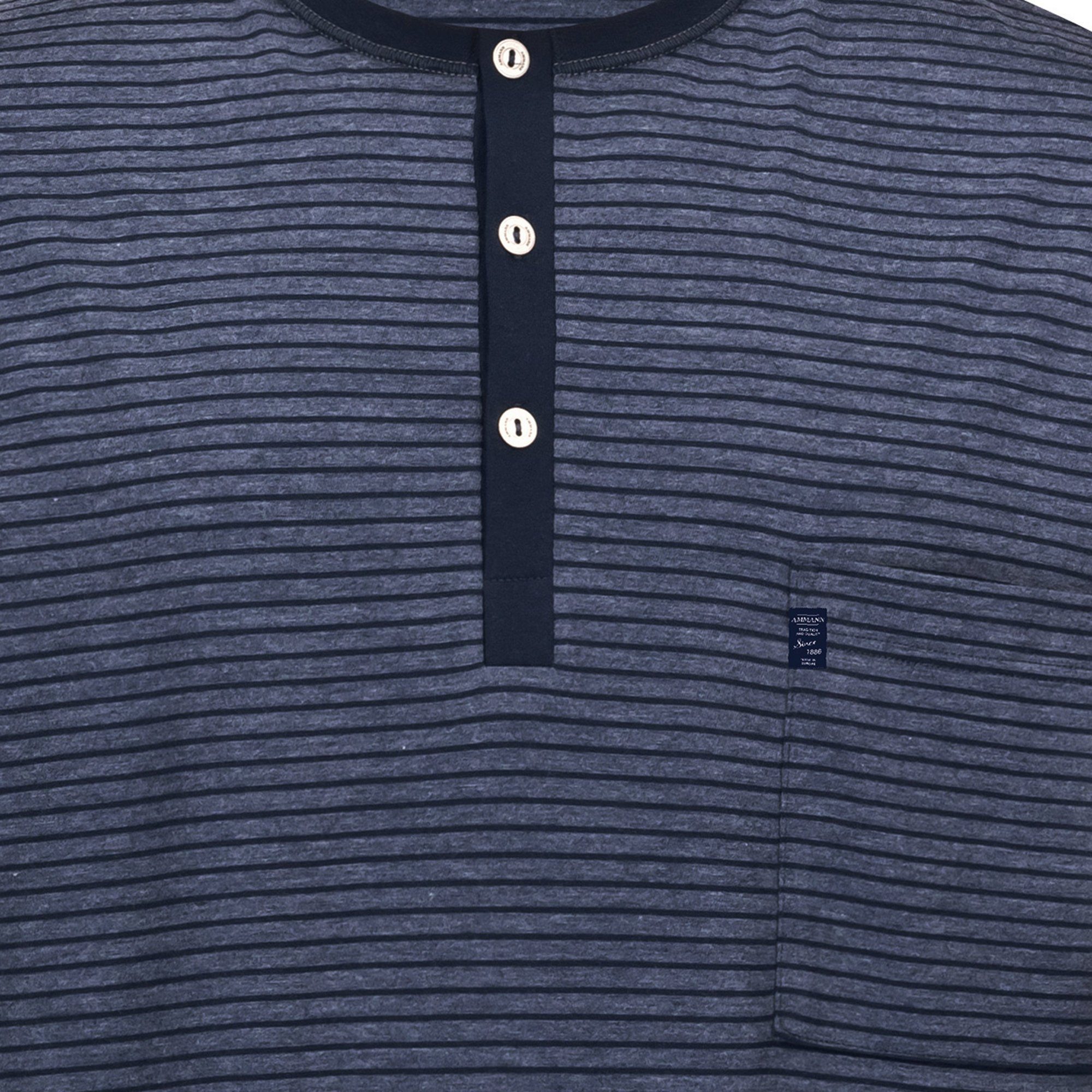 Ammann Nachthemd Herren-Nachthemd Single-Jersey Streifen günstig online kaufen
