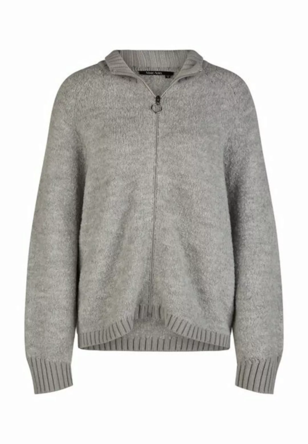 MARC AUREL Strickjacke Strick, silver grey melange günstig online kaufen