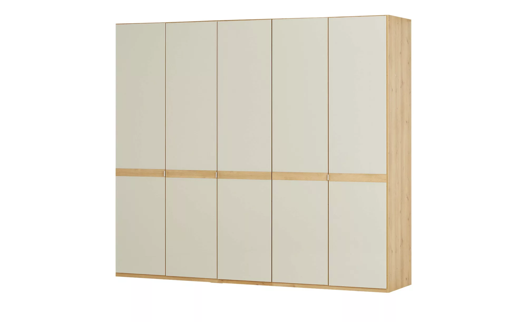 Drehtürenschrank, 5-türig - beige - 250 cm - 216 cm - 58 cm - Schränke > Kl günstig online kaufen