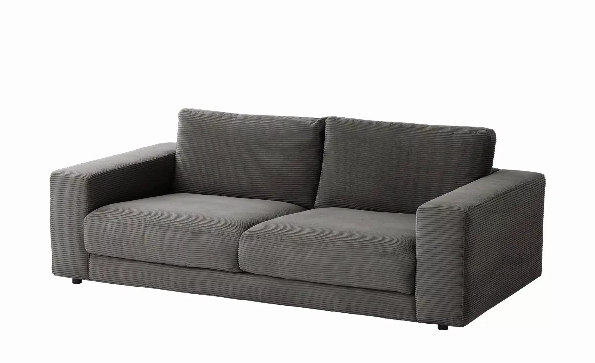 Jette Home Cordsofa  Sila ¦ grau ¦ Maße (cm): B: 230 H: 85 T: 127 Polstermö günstig online kaufen