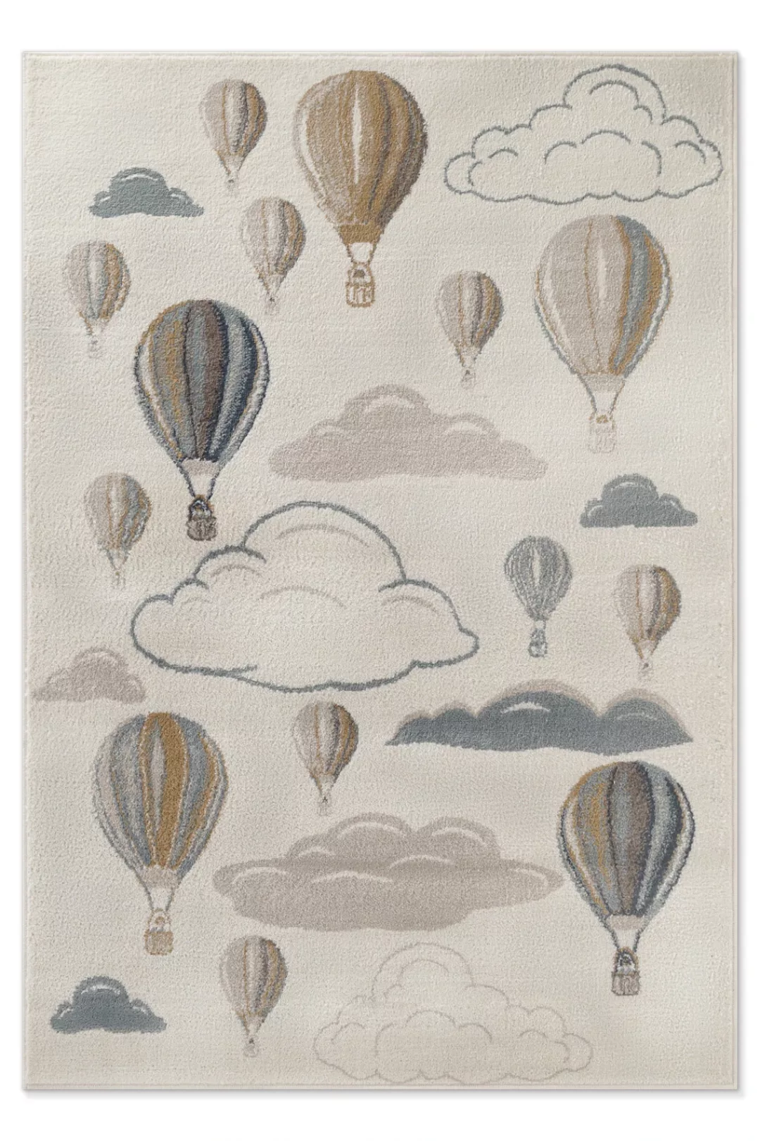 HANSE Home Kinderteppich »Hot Air Ballon«, rechteckig, 8 mm Höhe, Spieltepp günstig online kaufen