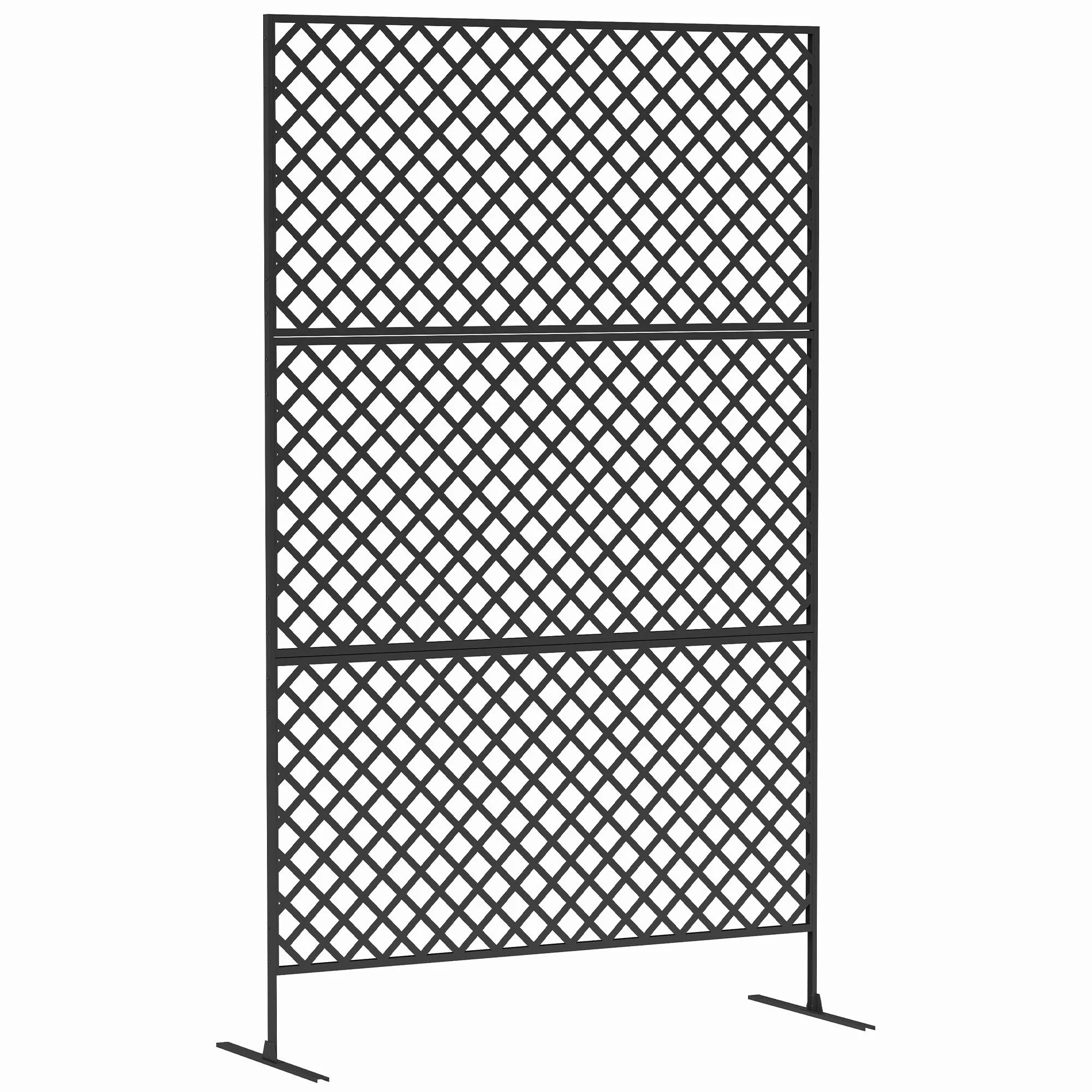 Outsunny Paravent 3-teilig 122 x 198 günstig online kaufen