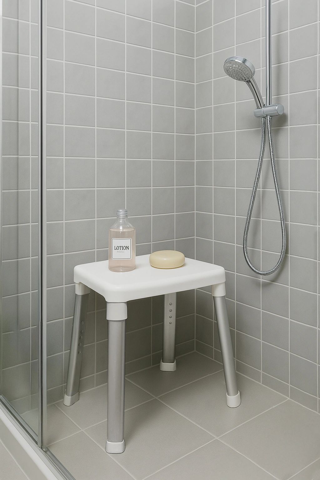 Bischof Duschhocker "Splash", belastbar bis 150 kg, rutschfester Stand, TÜV günstig online kaufen