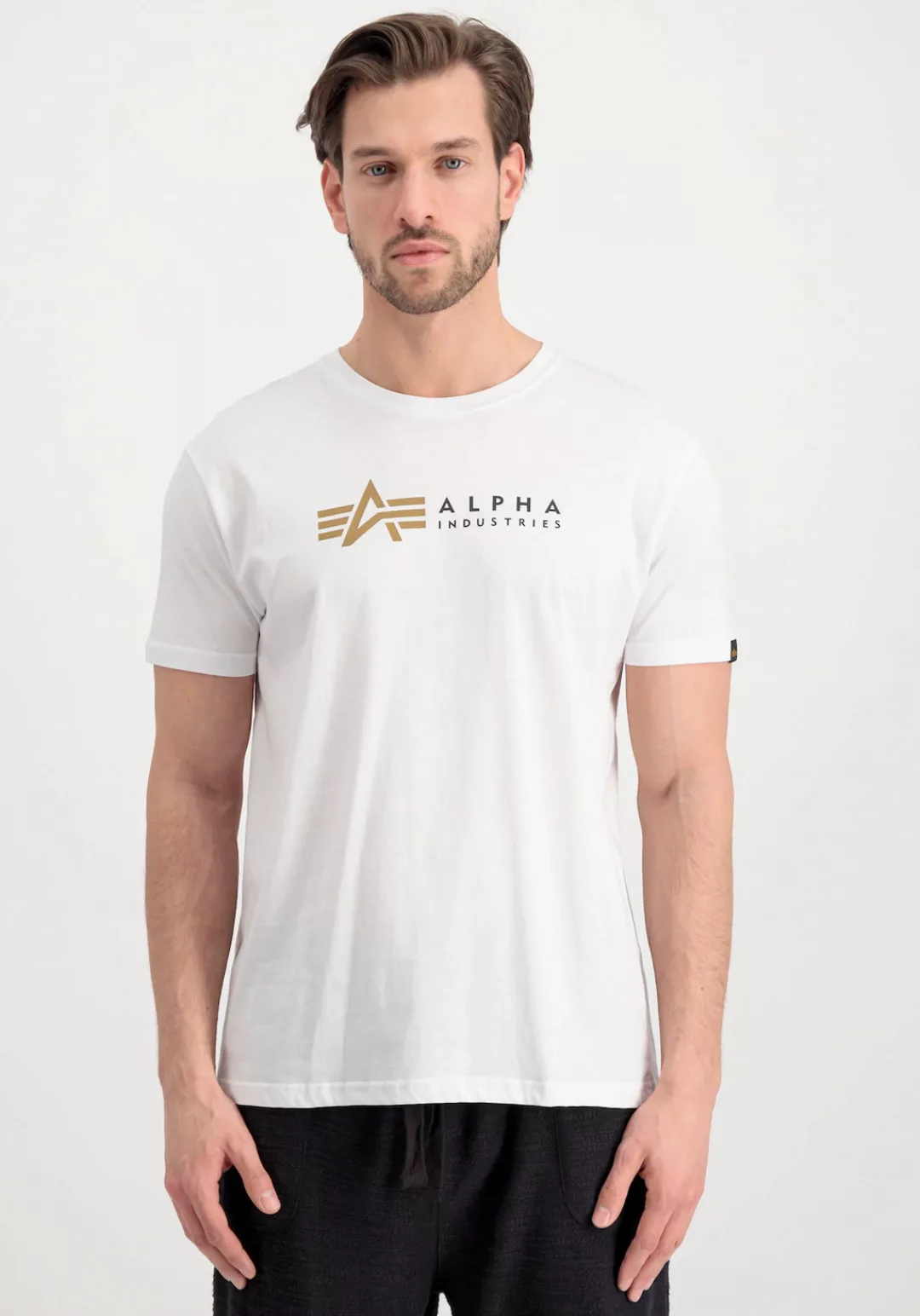Alpha Industries Kurzarmshirt "Alpha Label T" günstig online kaufen