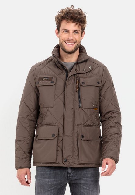 camel active Funktionsjacke mit Rautensteppung Markenlabel günstig online kaufen