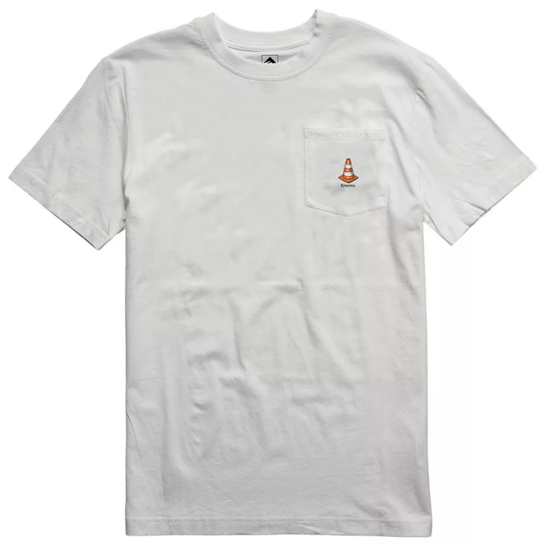 Emerica Streets Pocket Kurzärmeliges T-shirt S White günstig online kaufen