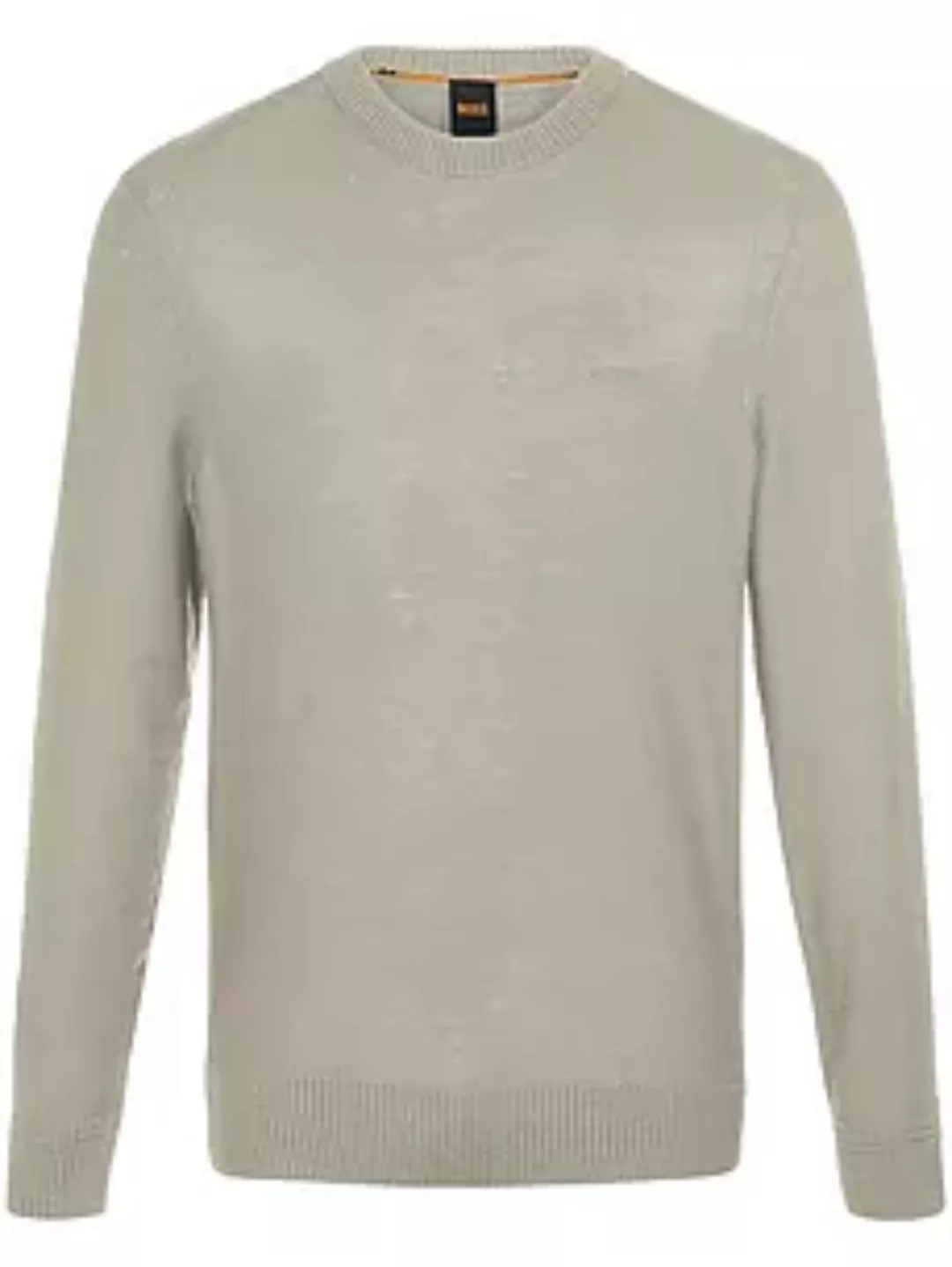 Rundhals-Pullover BOSS beige günstig online kaufen