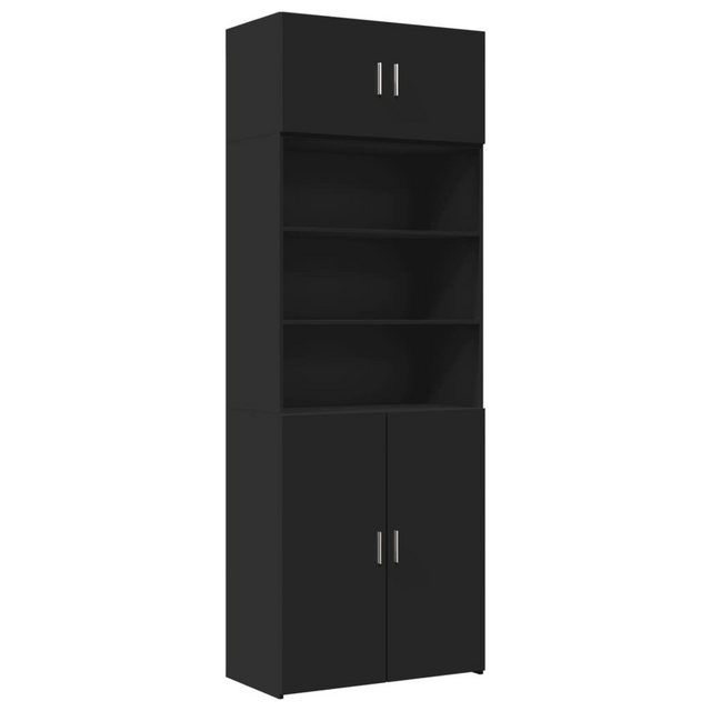 vidaXL Schrankmodule Hochschrank Schwarz 80x42,5x225 cm Holzwerkstoff günstig online kaufen