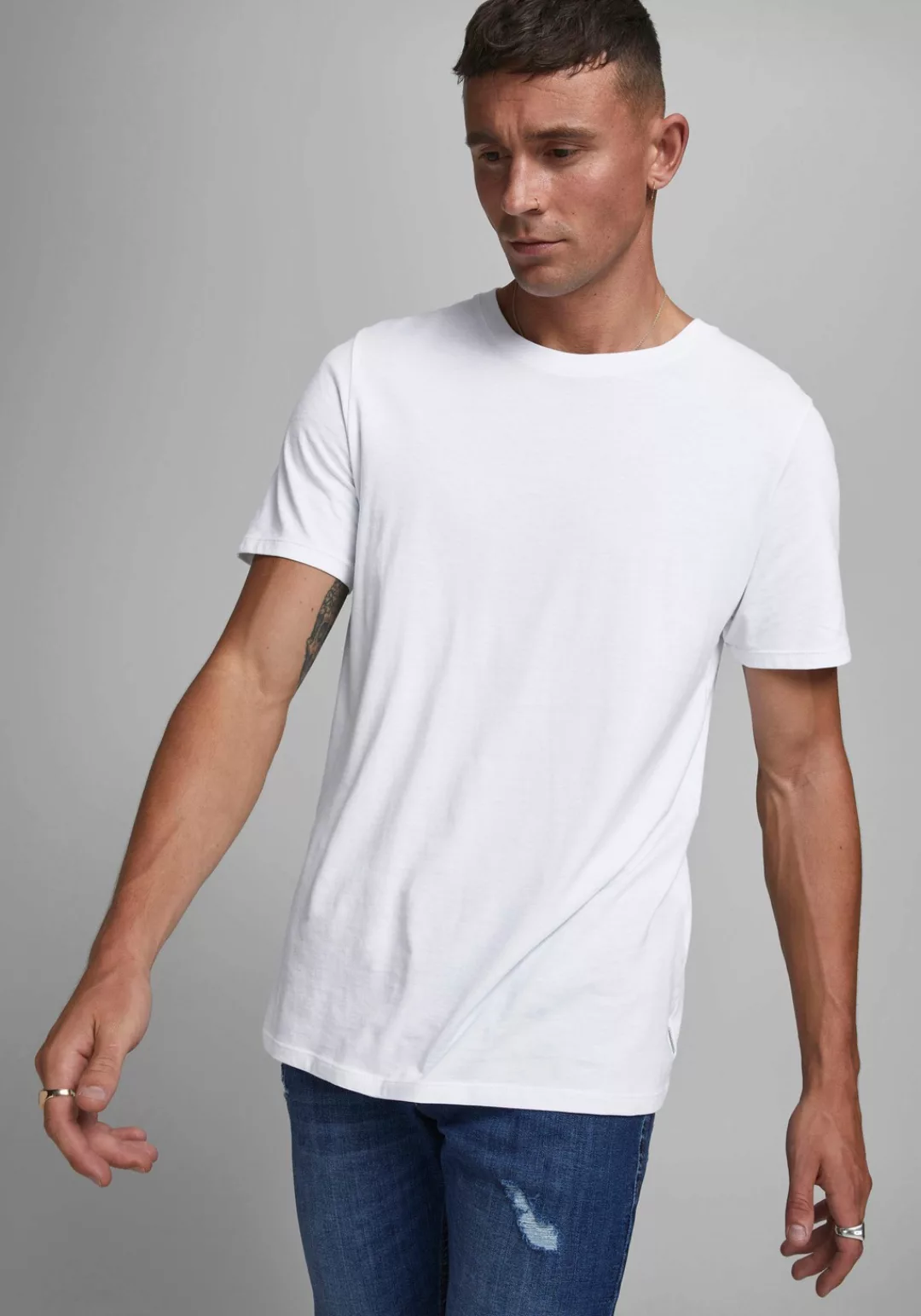 Jack & Jones Rundhalsshirt "JJEORGANIC BASIC TEE SS O-NECK NOOS" günstig online kaufen