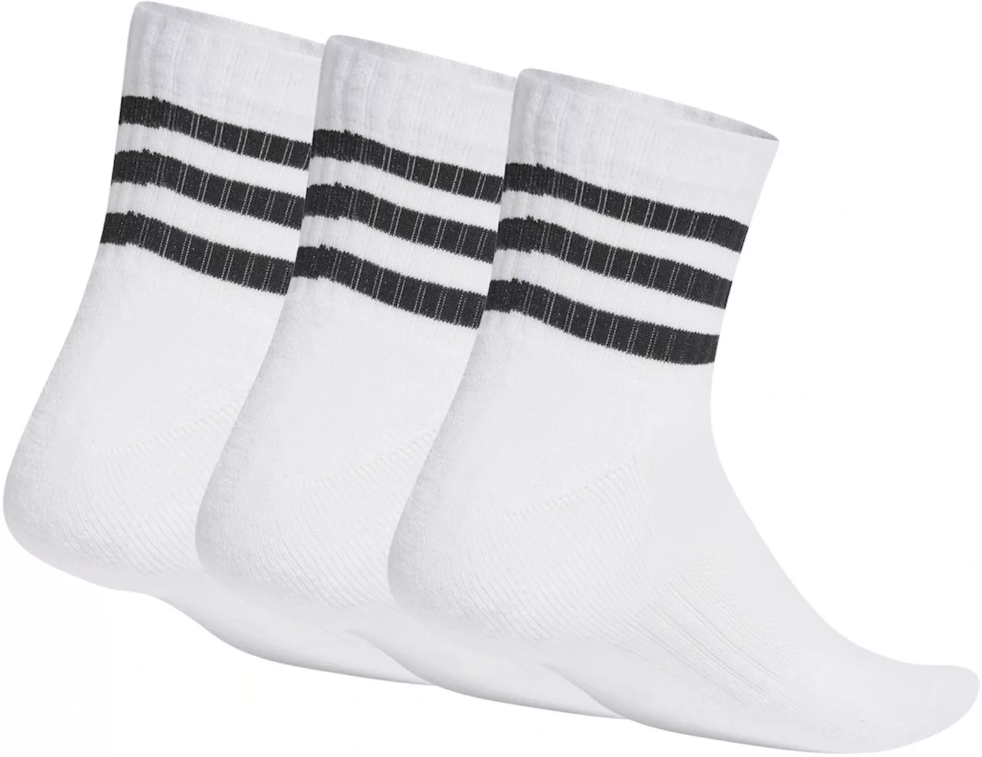 adidas Performance Sportsocken "3STREIFEN CUSHIONED SPORTSWEAR MIDCUT SOCKE günstig online kaufen