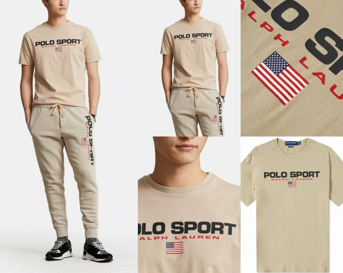 Ralph Lauren T-Shirt POLO RALPH LAUREN FLAG LOGO TEE T-Shirt Shirt Classic günstig online kaufen