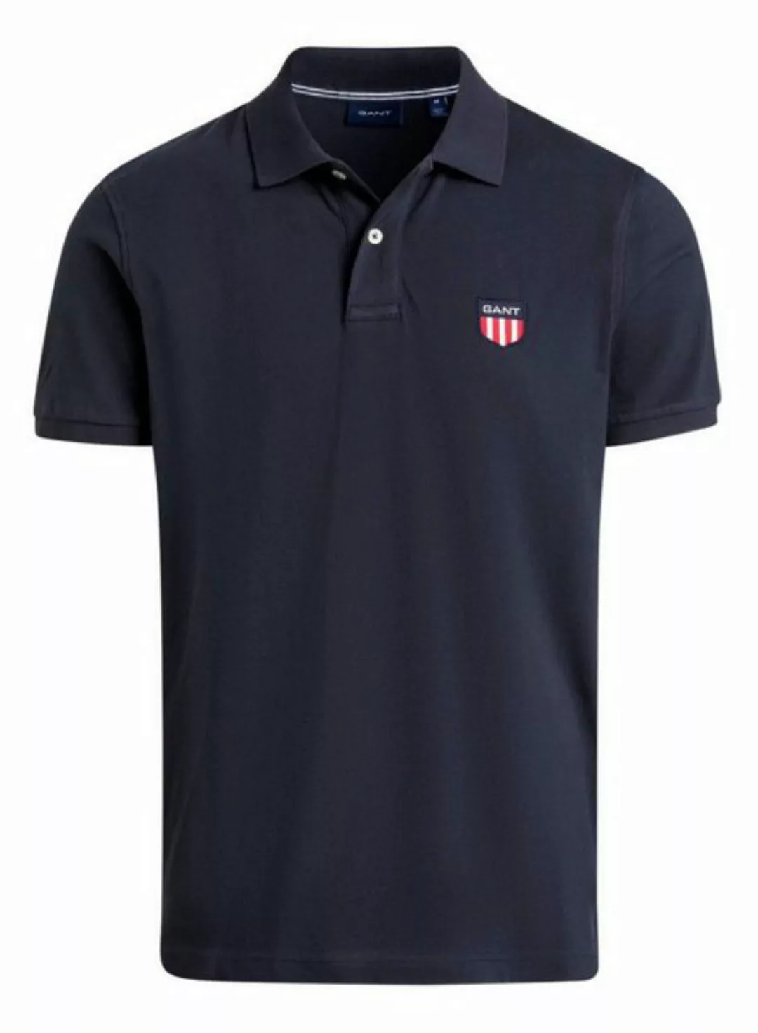 Gant Poloshirt Polohemd Poloshirt Retro Shield Pique Logo Hemd günstig online kaufen