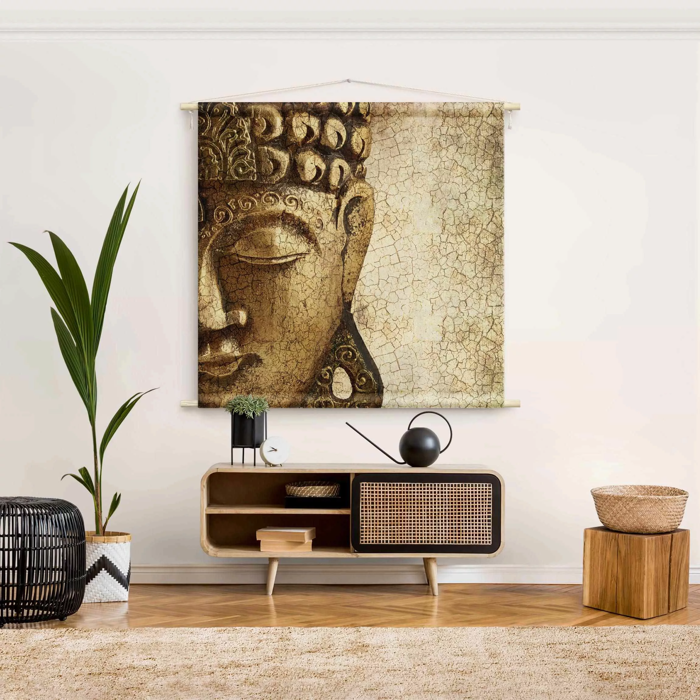 Wandteppich Vintage Buddha günstig online kaufen