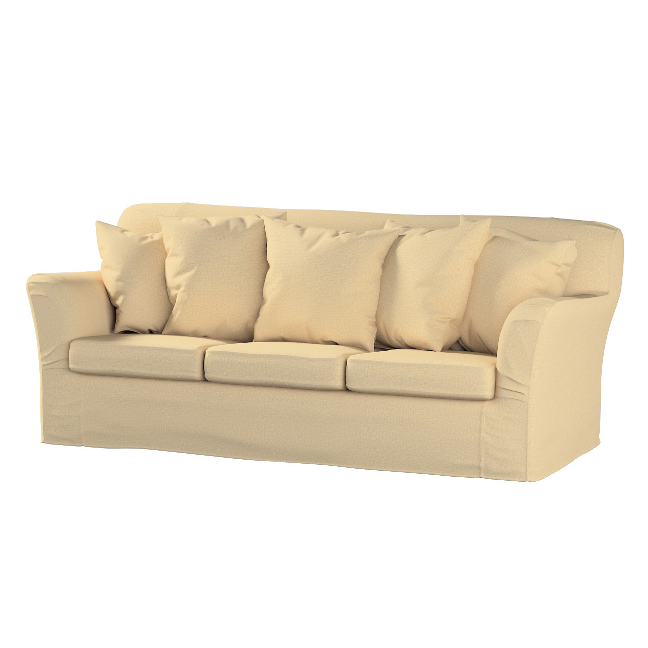 Bezug für Tomelilla 3-Sitzer Sofa nicht ausklappbar, sandfarben, Sofahusse, günstig online kaufen
