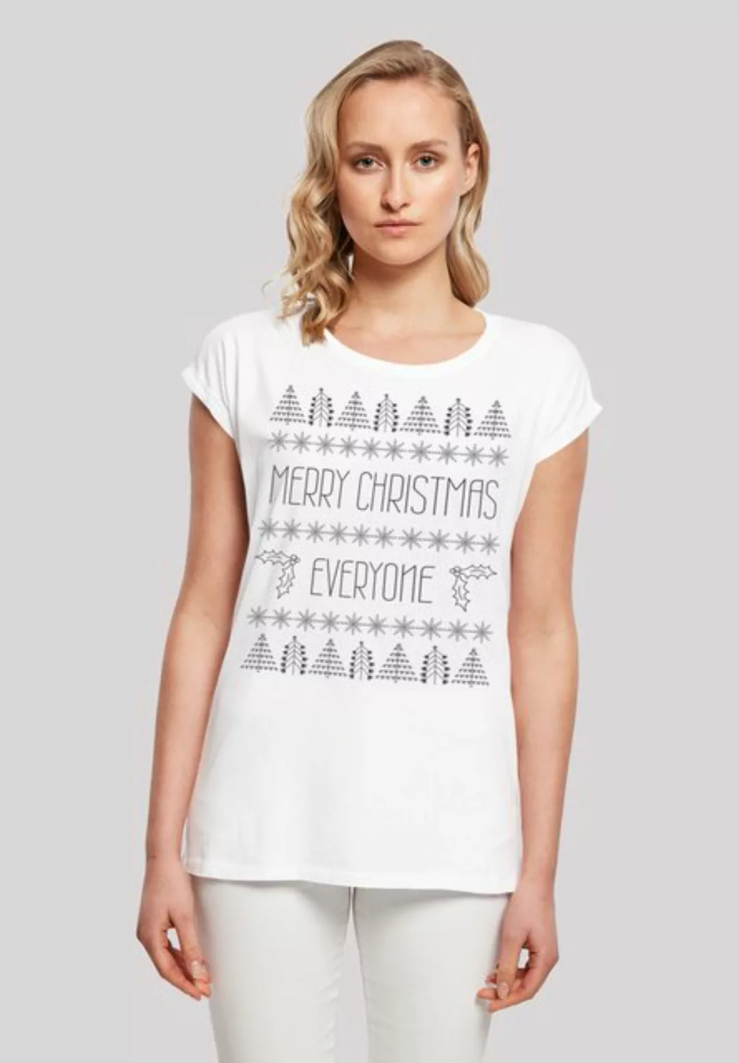 F4NT4STIC T-Shirt Merry Christmas Everyone Weihnachten Print günstig online kaufen