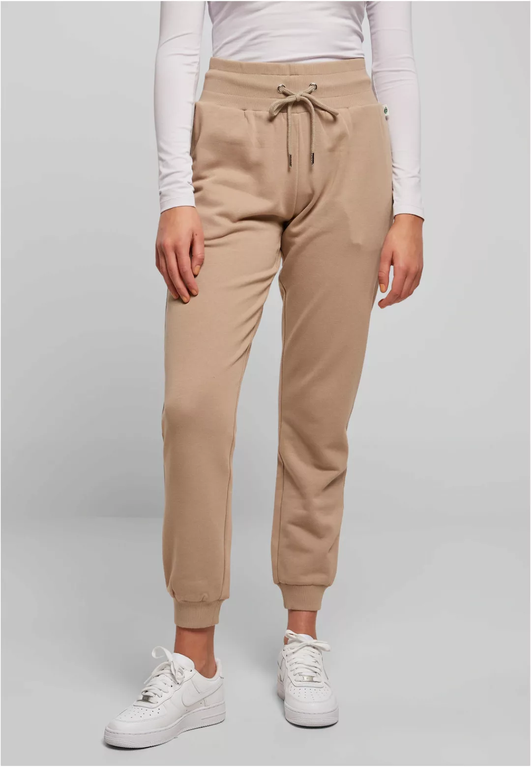 URBAN CLASSICS Stoffhose "Damen Ladies Organic High Waist Sweat Pants", (1 günstig online kaufen