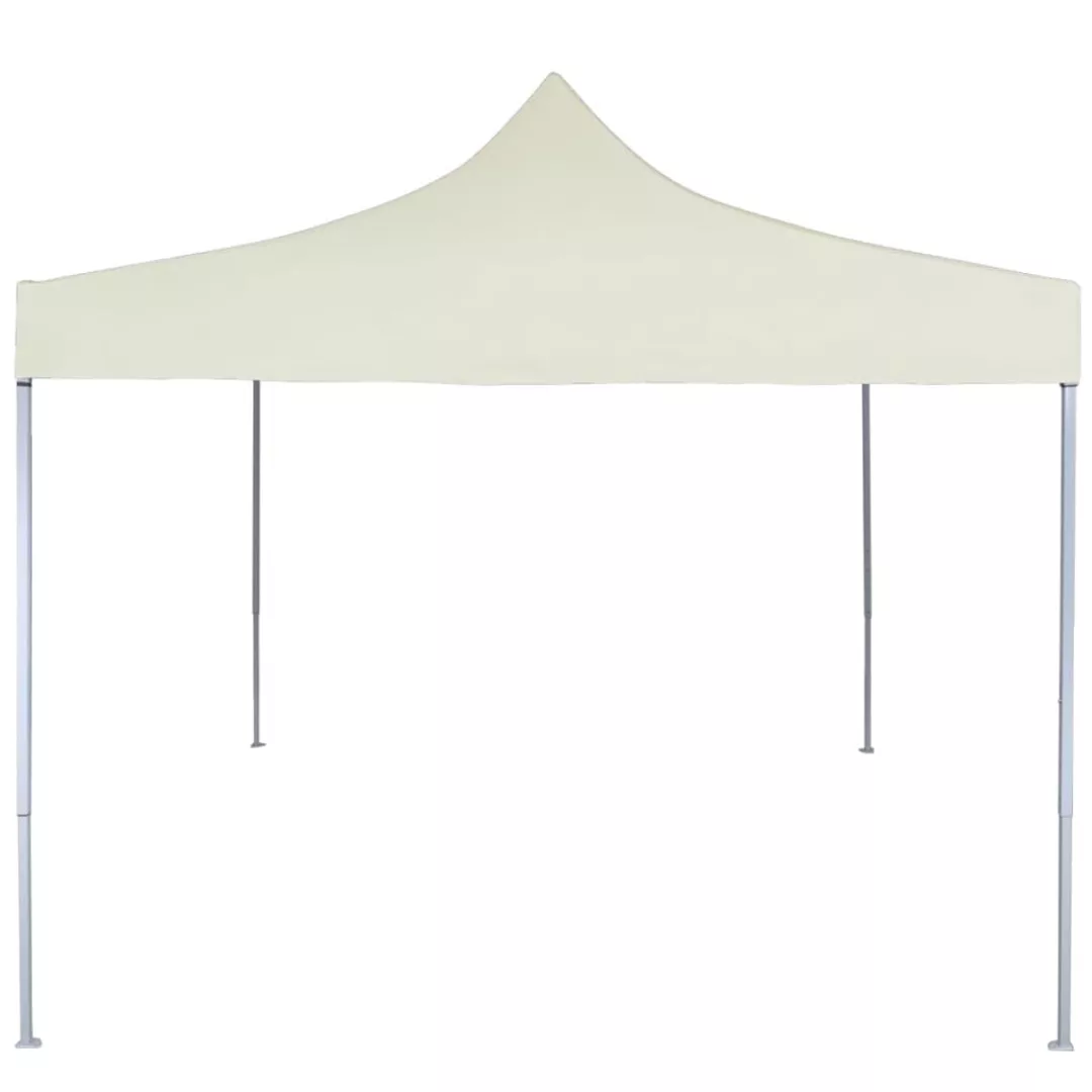 Profi-partyzelt Faltbar 2×2 M Stahl Creme günstig online kaufen