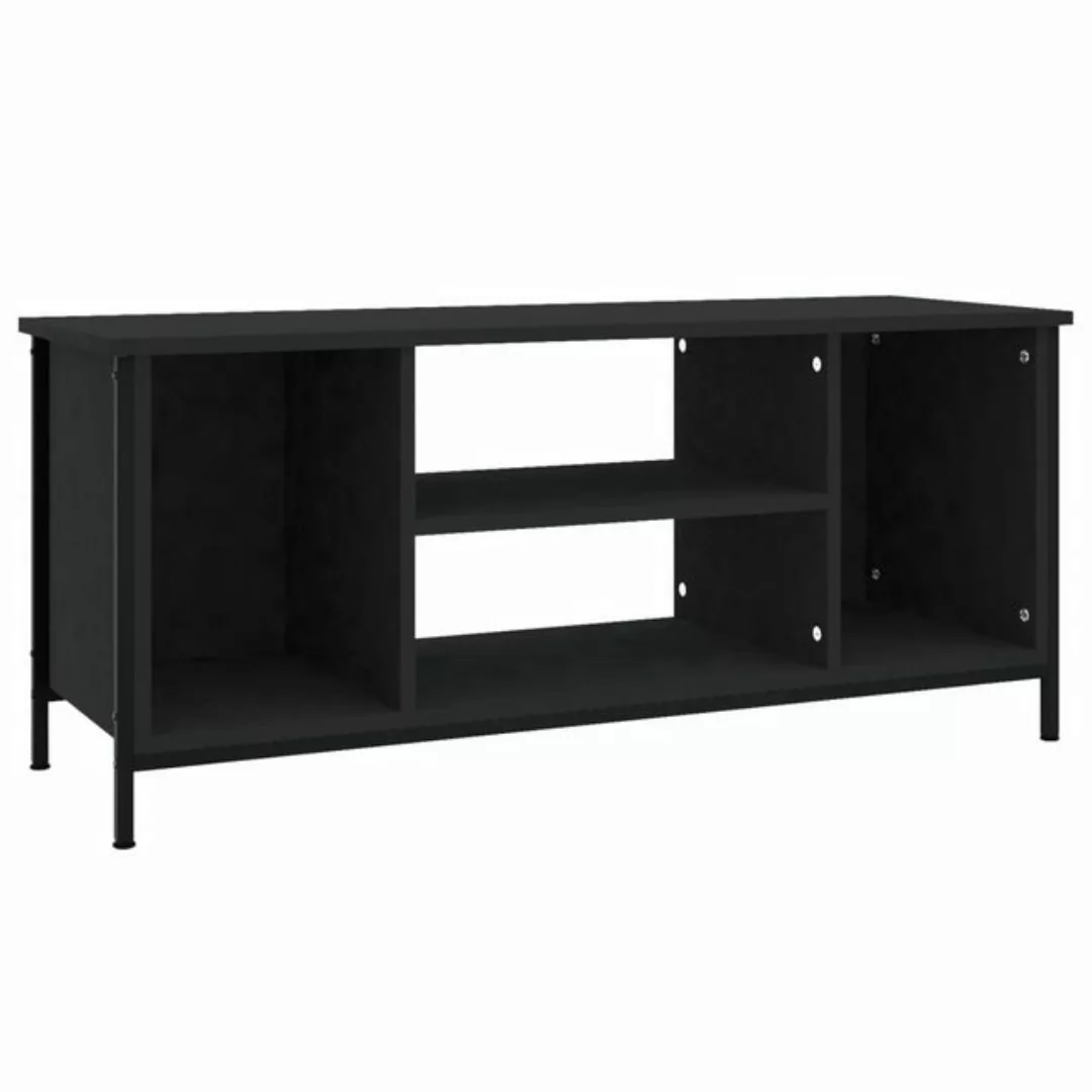 furnicato TV-Schrank Schwarz 102x35x45 cm Holzwerkstoff (1-St) günstig online kaufen