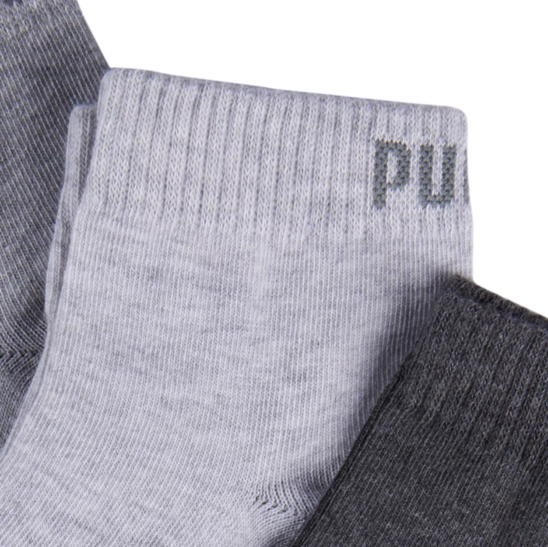 PUMA Kurzsocken, (3 Paar), mit Rippbündchen günstig online kaufen