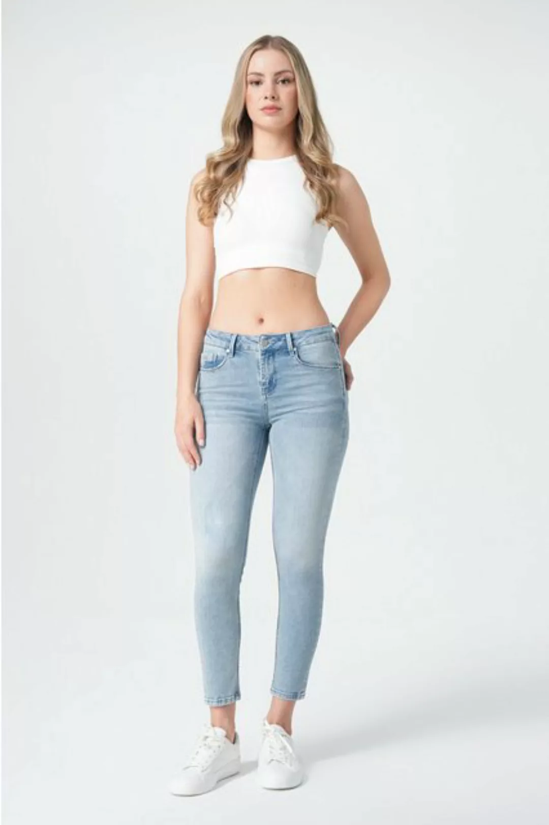 Miracle of Denim 5-Pocket-Jeans Sina Skinny Fit (1-tlg) günstig online kaufen