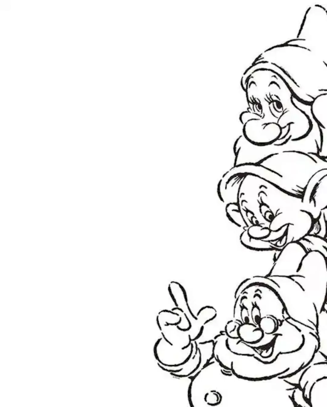 Komar Poster »Snow White Dwarves«, Disney, (1 St.) günstig online kaufen
