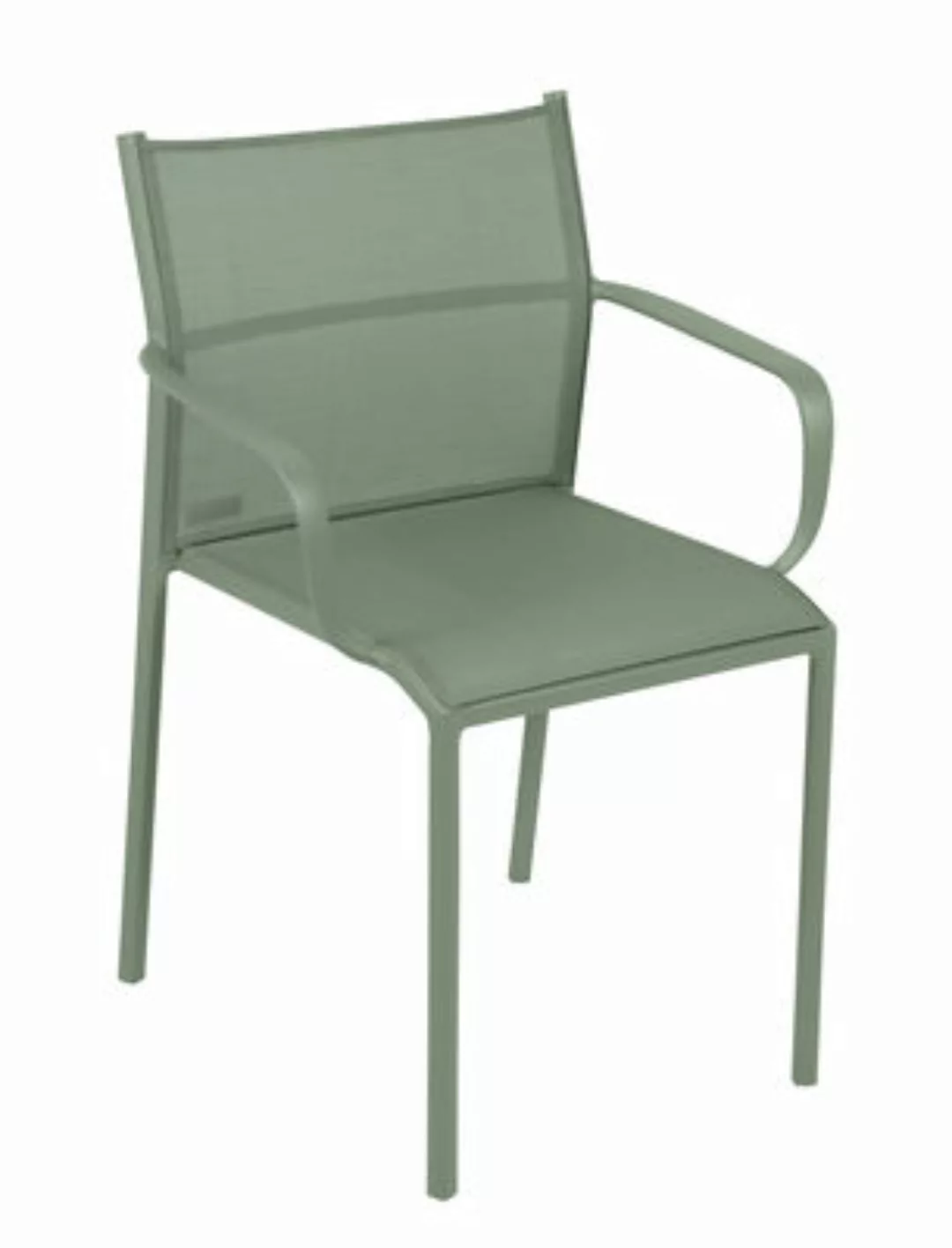 Stapelbarer Sessel Cadiz textil grün / stapelbar - Textilbezug - Fermob - G günstig online kaufen