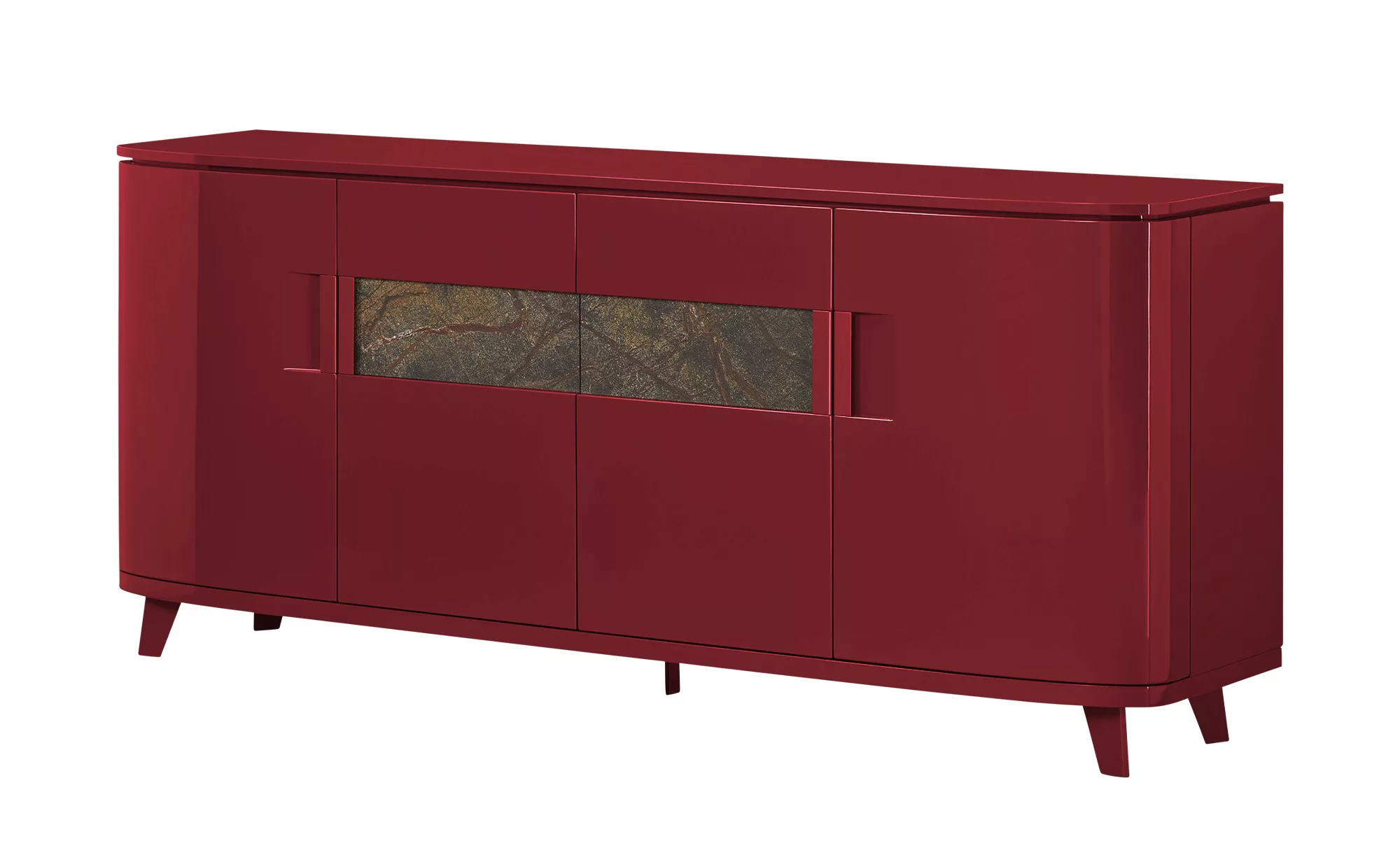 Jette Home Sideboard  Pedra ¦ rot ¦ Maße (cm): B: 220 H: 82 T: 45 Kommoden günstig online kaufen