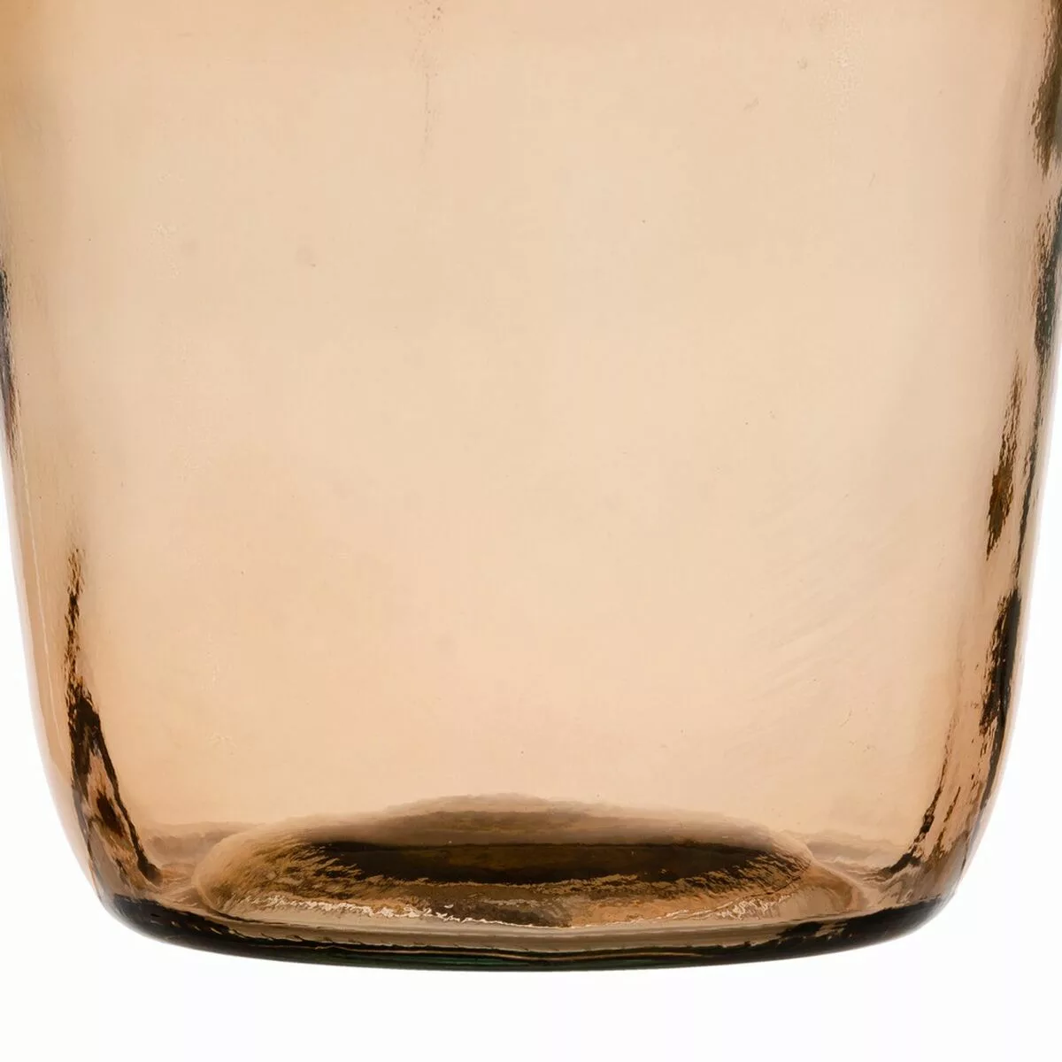 Dekorative Karaffe Recyceltes Glas 18 X 18 X 30 Cm Karamell günstig online kaufen