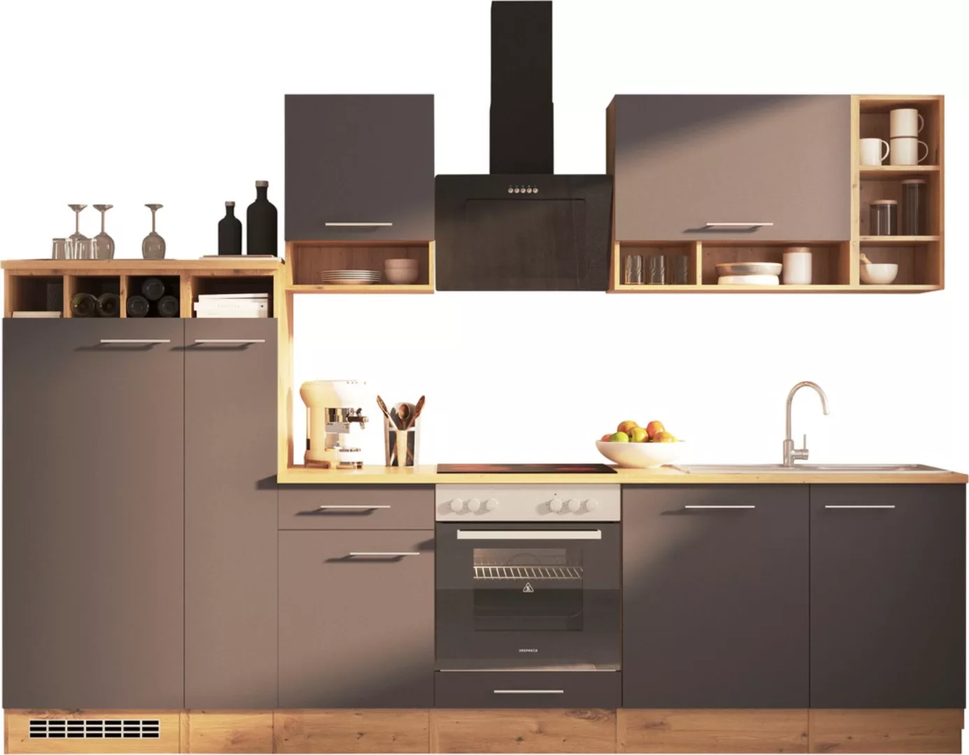 RESPEKTA Küche "Hilde", Breite 310 cm, wechselseitig aufbaubar günstig online kaufen