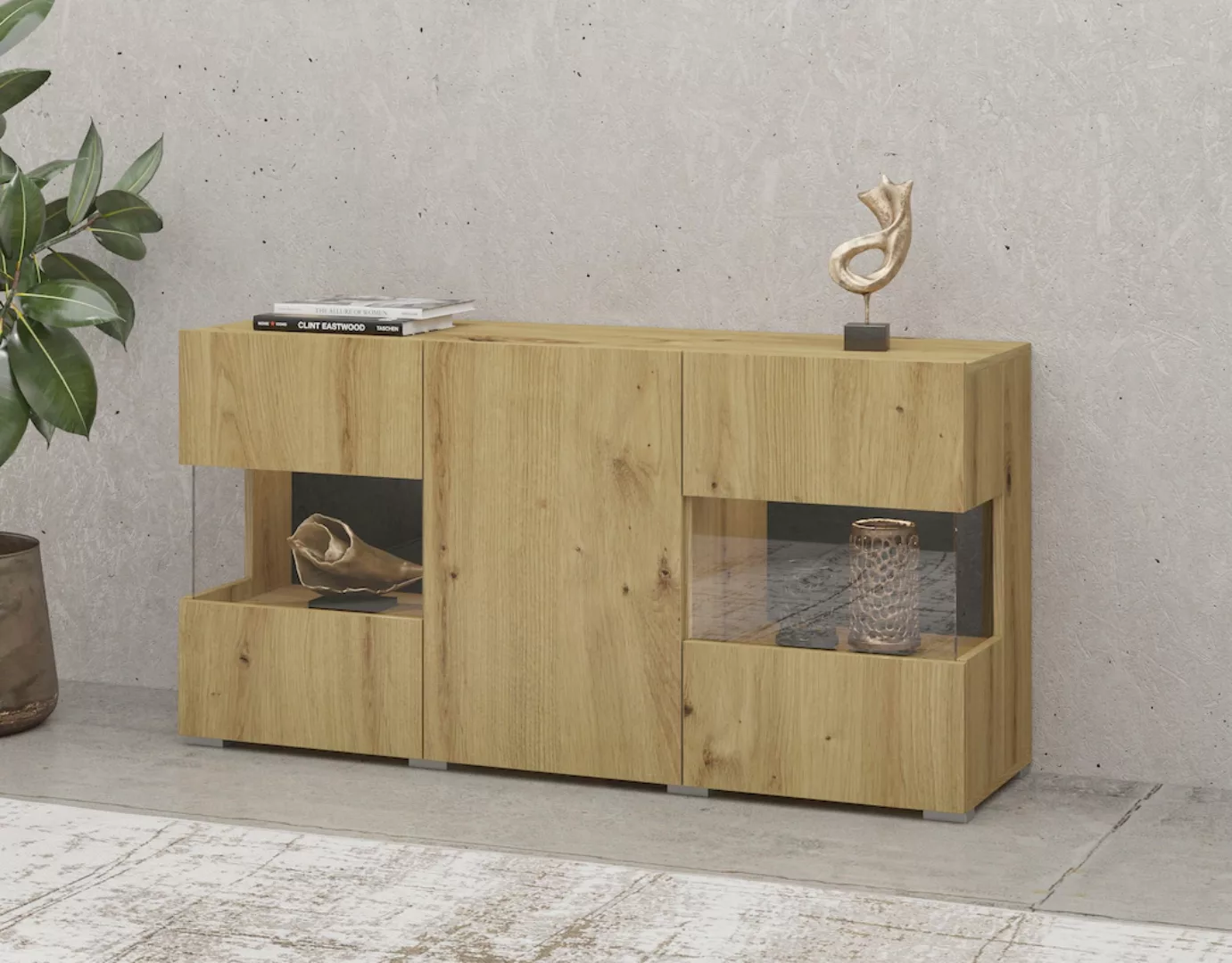 INOSIGN Sideboard "Ava, Breite 140 cm, hängend und stehend montierbar", mod günstig online kaufen