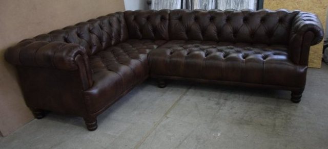 JVmoebel Ecksofa, Chesterfield Ecksofa Wohnlandschaft 240 x 270cm günstig online kaufen