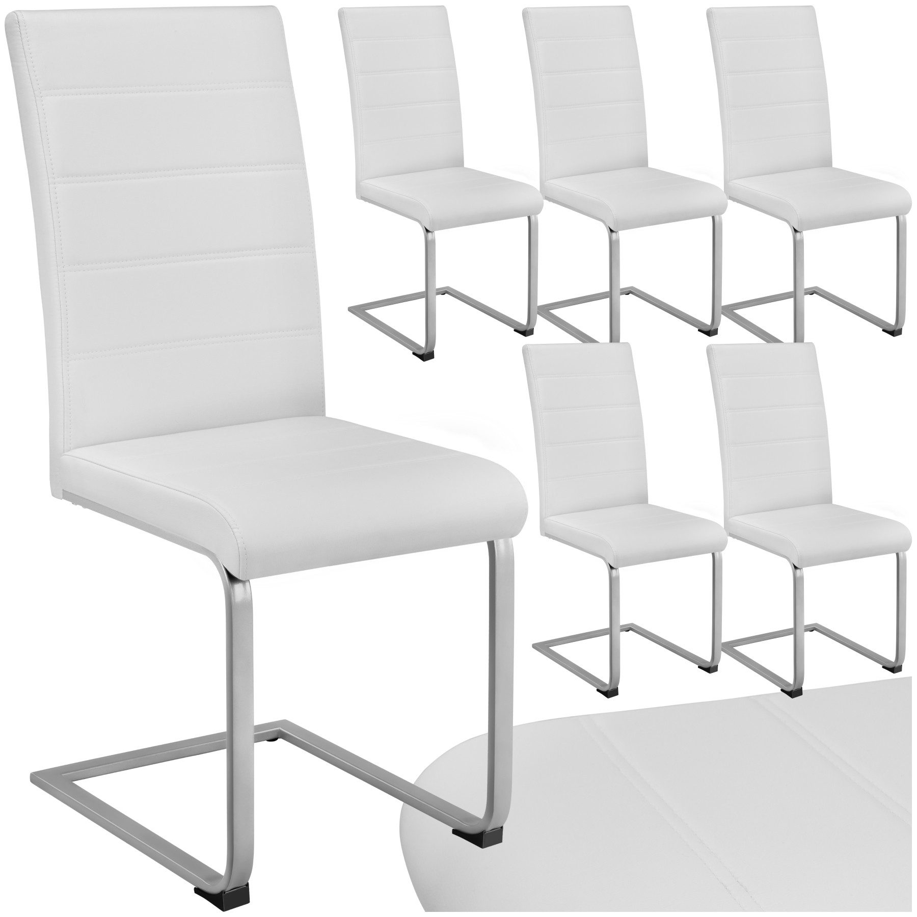 tectake Esszimmerstuhl Set Schwingstuhl (Set., 6 günstig online kaufen