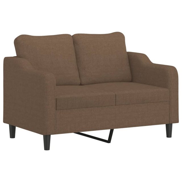 vidaXL Sofa, 2-Sitzer-Sofa Braun 120 cm Stoff günstig online kaufen