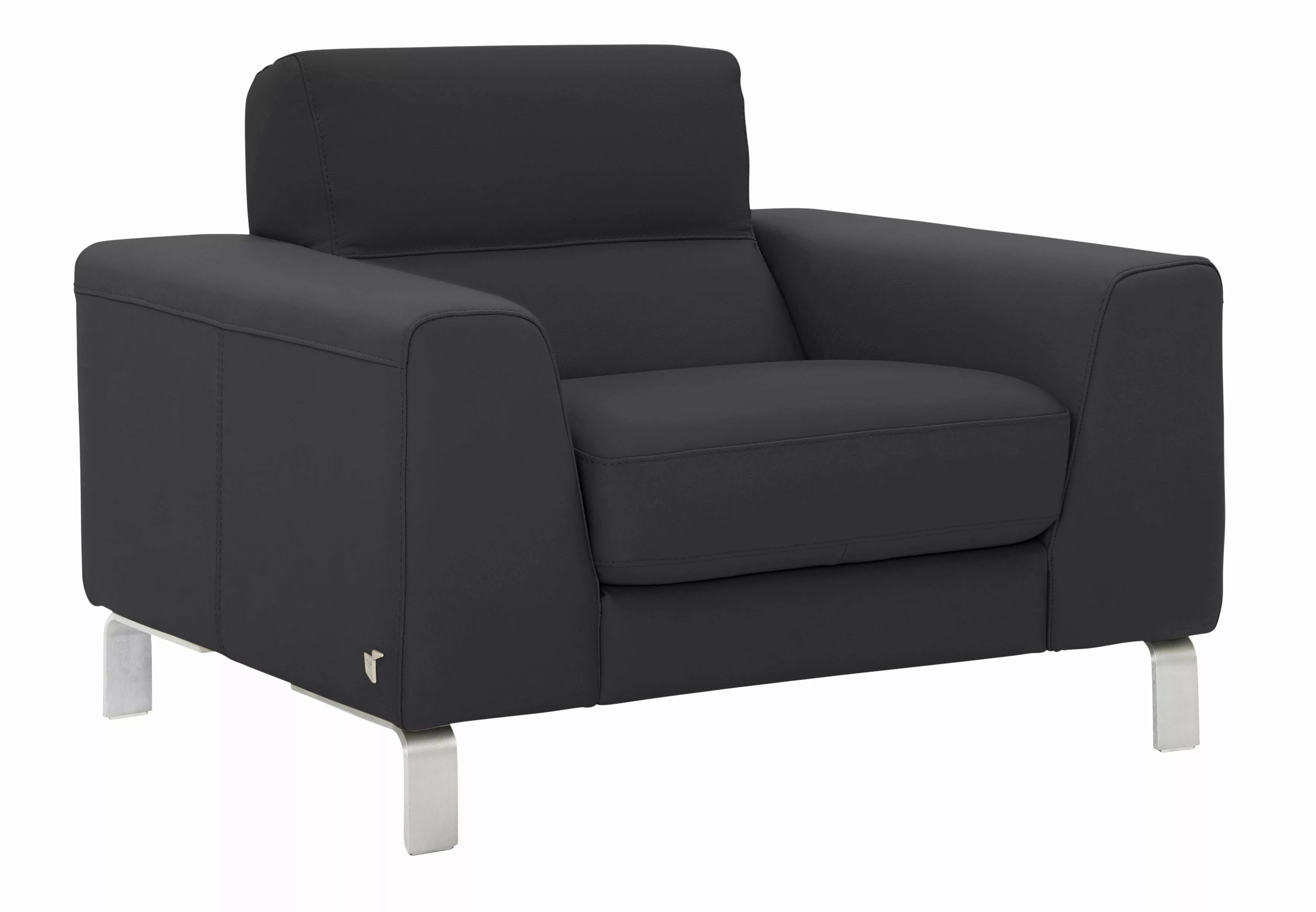 CALIA ITALIA Sessel "Simon Loungesessel, Designsessel", in zwei Lederqualit günstig online kaufen