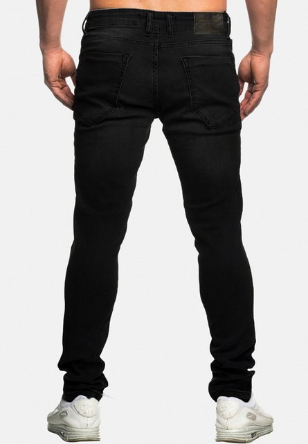 Elara Slim-fit-Jeans Elara Herren Jeans Destroyed Slim Fit Hose Denim Stret günstig online kaufen