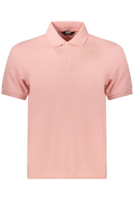 K-Way Poloshirt Herren Polohemd Rosa mit Applikation und Logo – günstig online kaufen